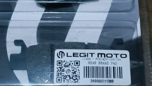 HONDA PCX 160 | ADV 160 Brake Pads Rear Brake ABS  CBS LegitMoto