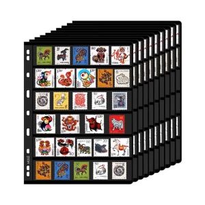 10PCS Album Binders for Stamp Collecting and Storage Stamp and Banknote Collecting Album Flipchart Binders Banknote Collecting