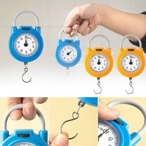 Multifunctional Digital Portable Spring Scale with Hook High Precision Home Instrument 10Kg Capacity Weight Measuring Tool