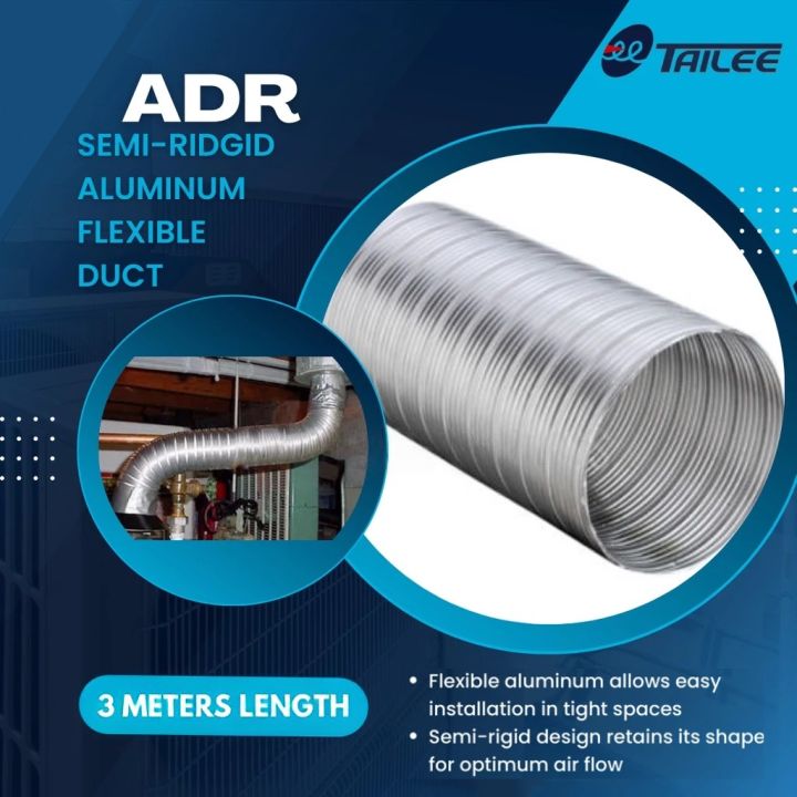 ALUMINUM FLEXIBLE AIR DUCT SEMI-GRID TYPE ALUMINUM FOIL FLEXIBLE DUCTING  TAILEE 4