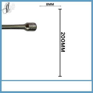 OBENG CHROME VANADIUM HEX NUT KEY HAND TOOL SCREWDRIVER M2.5 - M5 BAHAN KARET