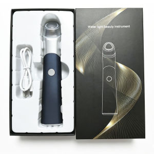 3 Color LED Phototherapy EMS Facial Device Sonic Vibration Lifting Red Blue Light Anti-Aging Wrinkle Remover Face Home Massager