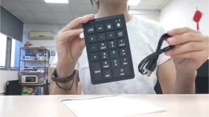 JOMAA | Bàn Phím Số Không Dây Bluetooth JOMAA 22 Phím Bàn Phím Số Mỏng Di Động Có Thể Sạc Lại Để Nhập Dữ Liệu Tương Thích Với Máy Tính Xách Tay