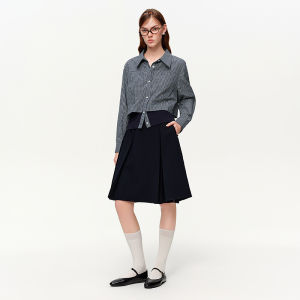 DUSHU | Inspiration Two-Tone Ribbed Stitched Three-Color Shirt
