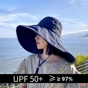 Mũ Rộng Vành Chống Nắng UPF 50+ Cho Nữ Chống Tia UV Gấp Gọn Được Mũ Đi Biển Mùa Hè Kiểu Dáng Giản Dị Đi Bộ Đường Dài Kiểu Mũ Cá Sấu