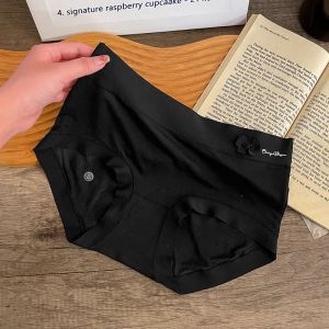 Pure Cotton Vải Bông Modal Nữ Quần Lót Thoáng Khí Tam Giác Eo Giữa Thoải Mái Quần Mỏng Thiết Kế Dành Cho Các Cô Gái Trẻ Và Học Sinh