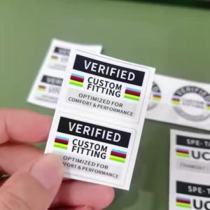 2PCS VERIFIED Bicycle Frame Stickers Waterproof MTB Bike Handlebars Fork Top Tube UCI Vinyl Decals Decoratio Cycling Accessories