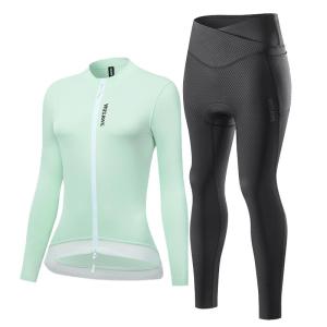 WOSAWE | Wosawe 2025 Womens Road Bicycle Riding Suit Breathable Quick Dry Cycling Jersey Long Sleeve Slim Fit Spring Summer Equipment
