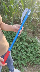 เคียวหญ้าเหล็กเคียวขนาดเล็กด้ามพับเก็บได้เครื่องมือทำสวน 650 มม อุปกรณ์ภายนอกและตกแต่งสวน【จัดส่งจากกรุงเทพฯ ใน 1 ชั่วโมง】