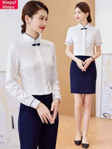 XINYU | High Quality Summer Work Uniform Shirts Suit