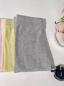 Bé Gái Co Giãn Eo Modal Cotton Quần Legging Màu Kẹo Skinny Quần Gân Quần Trẻ Em Phong Cách Preppy 2-13Y Quần Áo Trẻ Em
