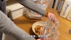 Plastik Penutup Makanan Karet Food Grade Tekanan Tinggi/Plastik Penutup Sekali Pakai/Penutup Makanan Plastik Karet