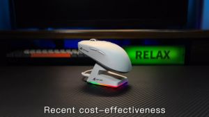 Attack Shark X6 Wireless Mouse PAW3395 Tri-Mode Bluetooth Cable RGB Touch Magnetic Charging Base Macro Gaming Mice PC