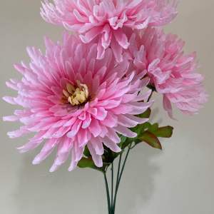 Bunga krisan buket jumbo palsu imitasi hias artificial dekorasi pernikahan