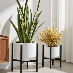 TMCG | Iron Moveable Cross Flower Stand