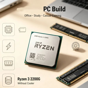 AMD | AMD R3 2200G CPU Ryzen 3 2200G 3.5GHz Max 3.7GHz Boost 4MB Cache Vega8 IGPU AM4 Socket For PC Upgrade Without Cooler