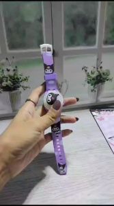 MC11 - Jam Tangan LED LIGHT Spinner Super Hero Sanrio Kuromi Melody