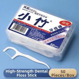 Disposable Oral Cleaning Toothpick Stick Floss Sticks Portable Childrens Family Storage Box Easy Carry Dental Floss Picks