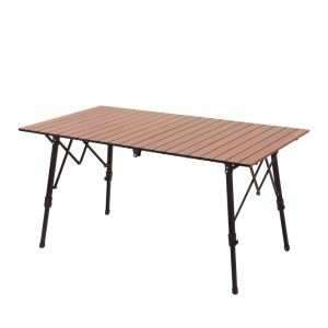ENKINMO | Camping Foldable Table Elevatable Portable Roll-up Aluminum