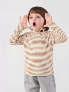 DUDUJIA | Anti-Static Children Long Sleeve Top Half High Neck