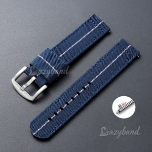 Dây Đeo Đồng Hồ Dệt Bằng Nylon 20mm/22mm Dây Đeo Đa Năng Tháo Nhanh Dành Cho Seiko Omega Citizen Tudor Tissot IWC Mido - Vòng Đeo Tay Thay Thế Bằng Vải Canvas Đàn Hồi Phong Cách Quân Đội