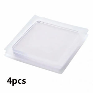 4/8pcs Anti Vibration Non-Slip Mat Washing Machine Silicone Pad Multifuncational Transparent Place Mats Home Bathroom Portable