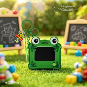 DIANSHIFANG | Cute Frog Erasable Board Keychain