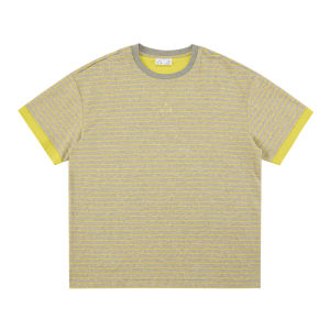 FPA | Color Block Stripes Cuff Patchwork T-shirt