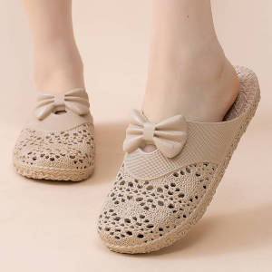 JIFANPAUL | Anti-slip Soft Bottom Womens Covered Toe Slippers