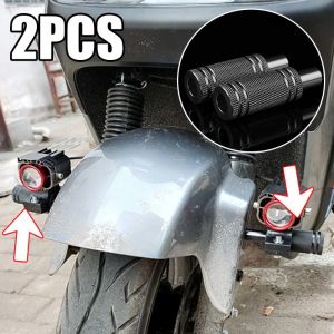 Motorcycle Headlight Mount Adjustable Fender Bracket Post Support Base M8 M6 Screw Fog Light Mounting Stand Accessories