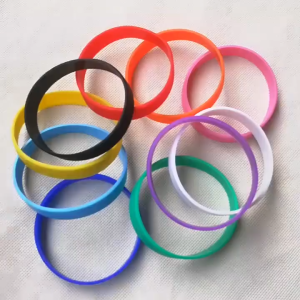 Sports Rubber Bracelet Colorful rubber wristband - Youth Basketball Running Elastic Wristband