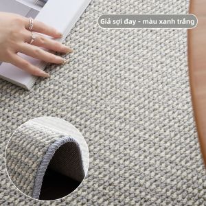 JINGZHIQIN | Thảm Lót Sàn Dễ Chăm Sóc Tương Tự Sisal Nhật Bản