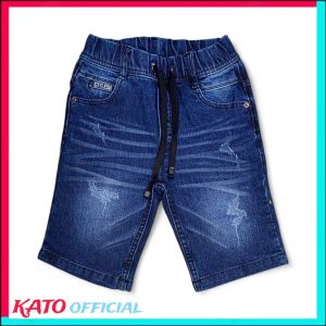 Celana Pendek Jeans Anak Laki-Laki//Celana Anak Keren//Jeans polos Pendek Terbaru KATO