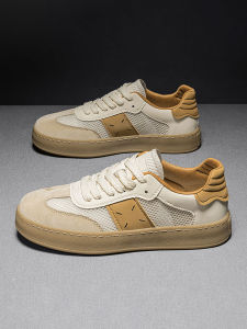 Mens Breathable Anti-Odor Summer Thin Panel Shoes Casual Board Shoes Cow Tendon Bottom Agan De Xin Youth Sports Shoes