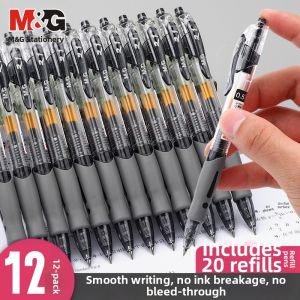 M&G | Student Quick-drying Smooth Writing Pen Black Red