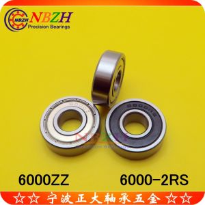 Single Row Deep Groove Ball Bearing Bicycle Wheel Hub S6000 6000ZZ 6000-2RS 10*26*8mm Standard Component Bearing Steel Material