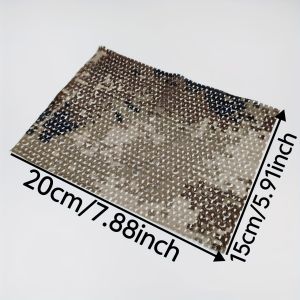 1PC Bàn Cát Cảnh Quan Bao Lưới DIY Micro Phong Cảnh Trang Trí Ngụy Trang Vải Mô Hình Bao Vải Dệt Cho Các Bức Tượng Nhỏ & Mô Hình Thu Nhỏ