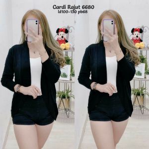 CARDI RAJUT 6680 CARDIGAN SWEATER CANDI BALERO LENGAN PANJANG KARDIGANBLAZERRAJUT
