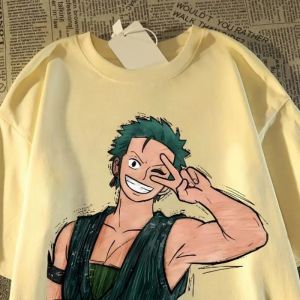PAZHAOLANG | Oversized Anime Print T-Shirt
