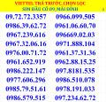 SIM VIETTEL TRẢ TRƯỚC. 