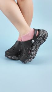 Skechers สเก็ตเชอร์ส รองเท้าผู้หญิง Women Foamies Max Cushioning Foamies In Bloom Shoes - 111671-BKW
