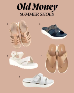 ST.JAMES รองเท้าหนัง PU/รองเท้าแตะหูหนีบ ส้น 4.5 CM. รุ่น ALEA สี TAUPE l รองเท้าแตะ ผู้หญิง