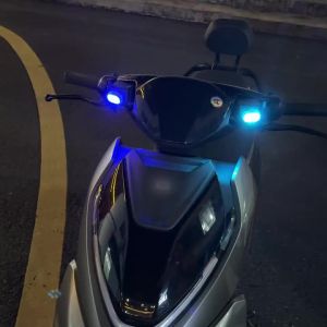 KEVANLY | 1Pcs Motorcycle 6SMD RGB LED Strobe Lights USB Touch Ambient Aircraft Light 10SMD Rear Taillight Decorative Signal Lamp