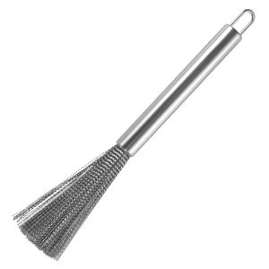 Stainless Steel Pot Brush Long Handle Multi-functional Cleaning Brush Hanging Washing Tool for Kitchen Sink Pans Scrubber Gadget