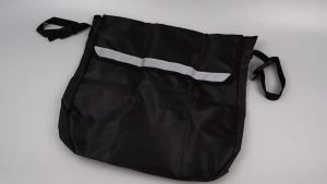 Wheelchair Bag Waterproof Wheelchair Pouch with Secure Reflective Strip Large Capacity Multifunctional Disabled Aid Carry Bag