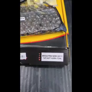 ORIMOTO- GIR GIGI TARIK DEPAN BELAKANG PLUS RANTAI SET 42T-12T/428-124L MEGAPRO CB150R KUALITAS SUPER