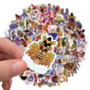 Bandai | 50/100pcs Animation FNFA Decal Sticker For Laptop Skateboard Phone Motorcycle Luggage Kid Gift Sticker Graffiti