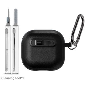 Security Lock Cover For Airpods 4 ANC Earphone Protector Case TPU Headset Protective Cover For Funda Airpods Pro 2 With Keychain
