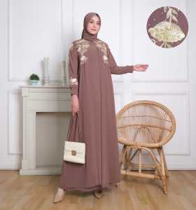 GAMIS TERBARU !! BAHAN CERUTY BORDIR PREMIUM (+DI TAMBAH HIJAB BORDIR) // GAMIS PESTA SYARI WANITA MUSLIM KEKINIAN TERBARU 2023 IZDIHAAR MUSLIM STORE