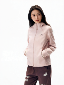 Li-Ning | Áo Khoác Thể Thao Chống Gió Có Mũ Trùm Đầu cho Phụ Nữ